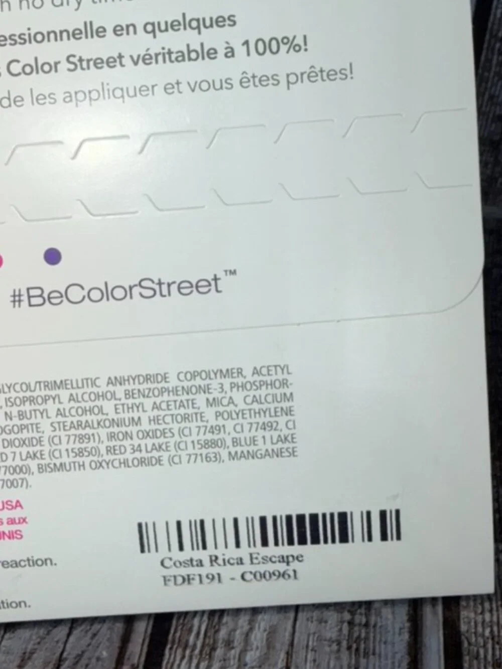 Costa Rica Escape Color Street Nail Polish Strips Vacation Beach Nail Art